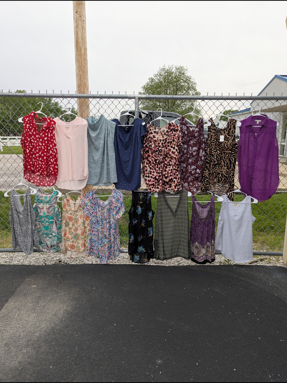 Lot Of 16 Blouses, All Woman's Size XL & L